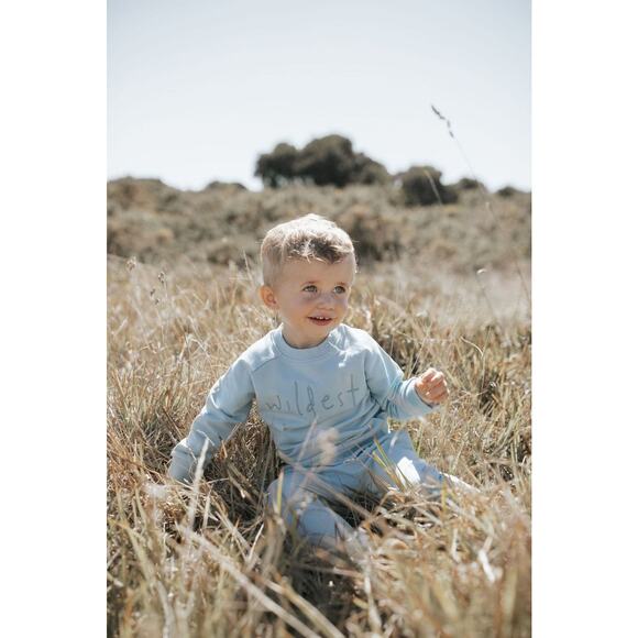 Jamie Kay Wildest Sweatshirt & Sweatpants Outfit Set Blue Size 8Y - Picture 16 of 16